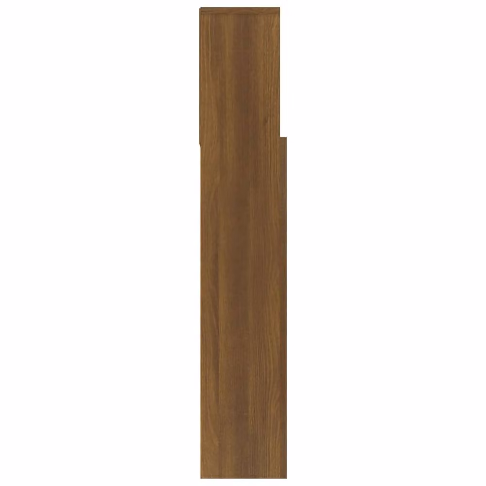 Berkfield Home Modern Headboard Cabinet in Brown Oak, W/D/H: 120 x 19 x 103.5 cm – 3
