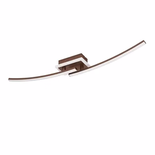 Eglo Lungolago LED Minimalist Ceiling Light in Bronze