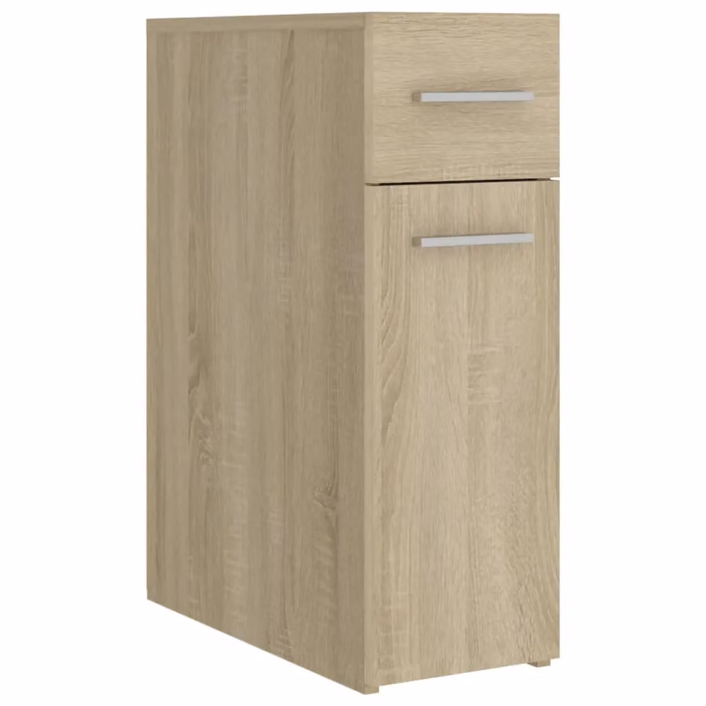 Berkfield Home Apothecary Cabinet in Sonoma Oak Brown, W/D/H: 20 x 45.5 x 60 cm – 2