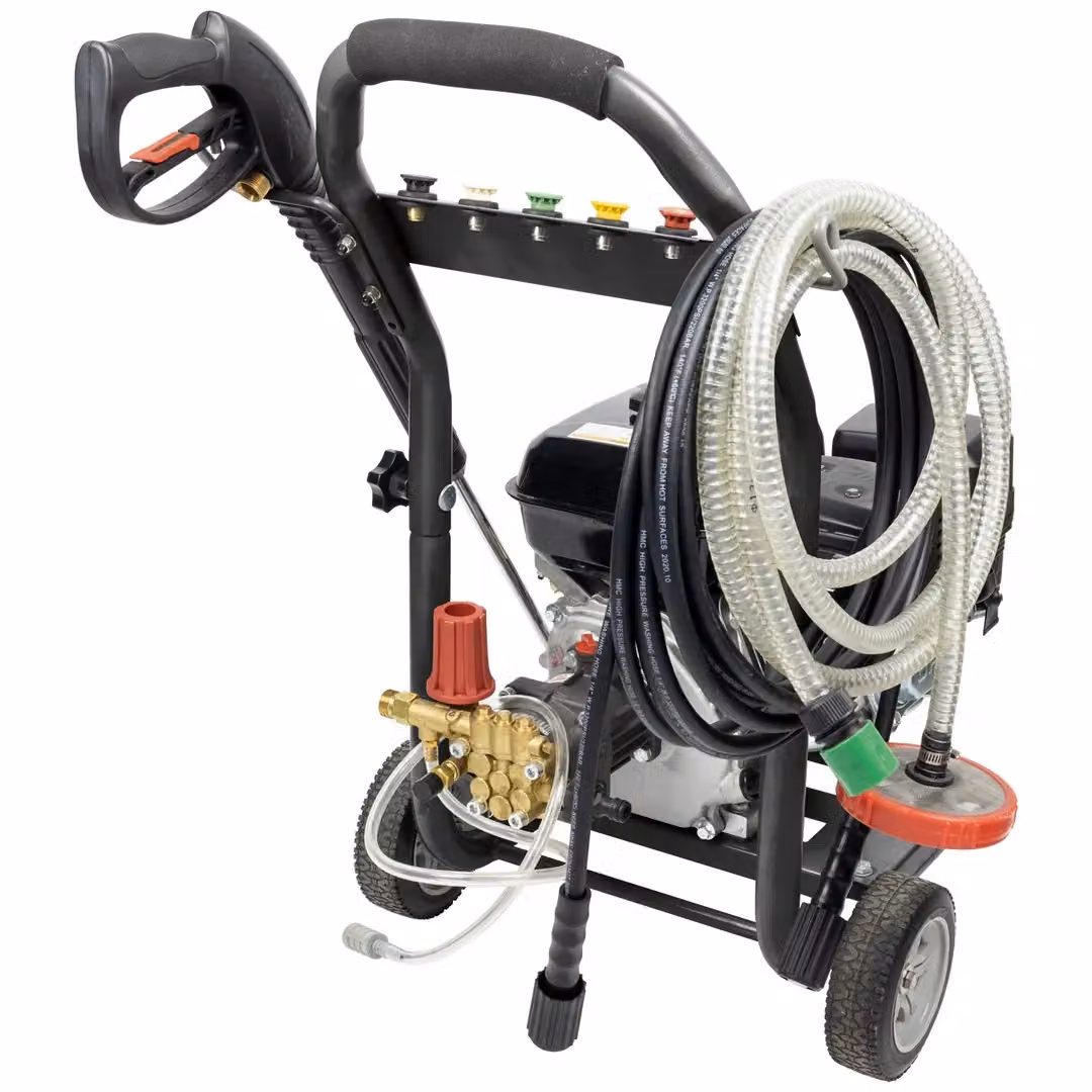 SIP Tempest CW-P 215AX Petrol Pressure Washer in Black and Silver, W: 60 cm, D: 50 cm, H: 80 cm – 2