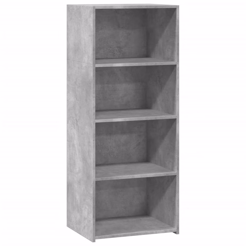 Berkfield Home Modern Highboard in Concrete Grey, W/D/H: 50 x 41 x 124 cm – 2