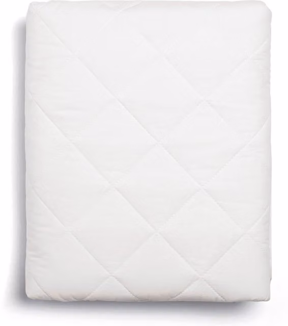 Mamas & Papas White Waterproof Allergy-Friendly Baby Mattress Protector