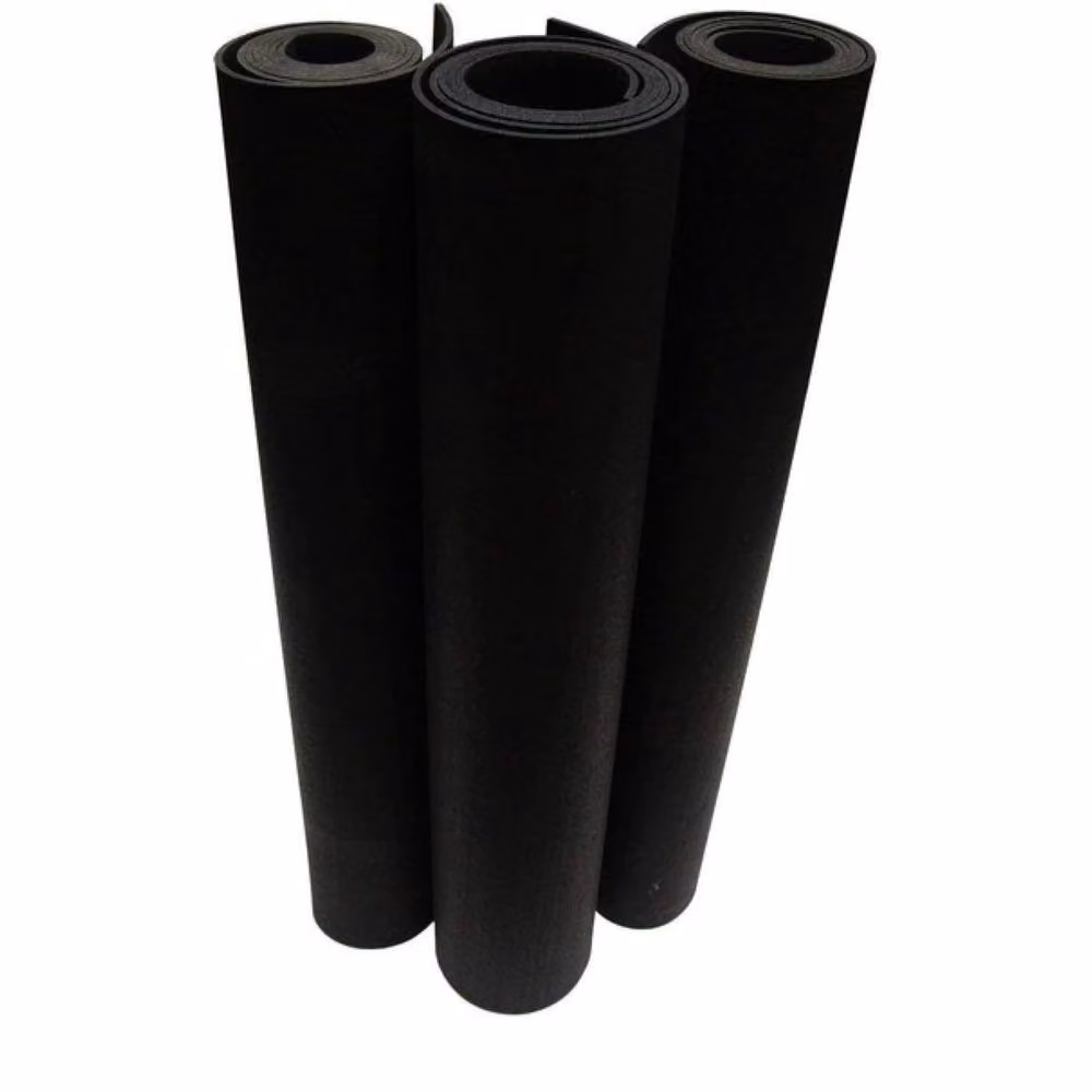 Ark Mat Smooth Rubber Flooring Matting, Black, W: 2 m, D: 1 m, H: 0.3 cm – 3