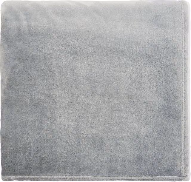Helena Springfield Grey Fluffy Fleece Throw, W: 140 cm, D: 180 cm – 1