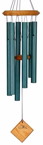 Woodstock Chimes Chimes of Pluto Windchime in Green Verdigris Finish
