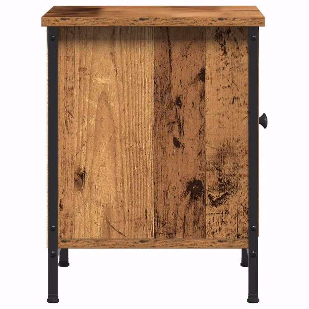 Berkfield Home Old Wood TV Stand in Brown, W/D/H: 60 x 35 x 45 cm – 5
