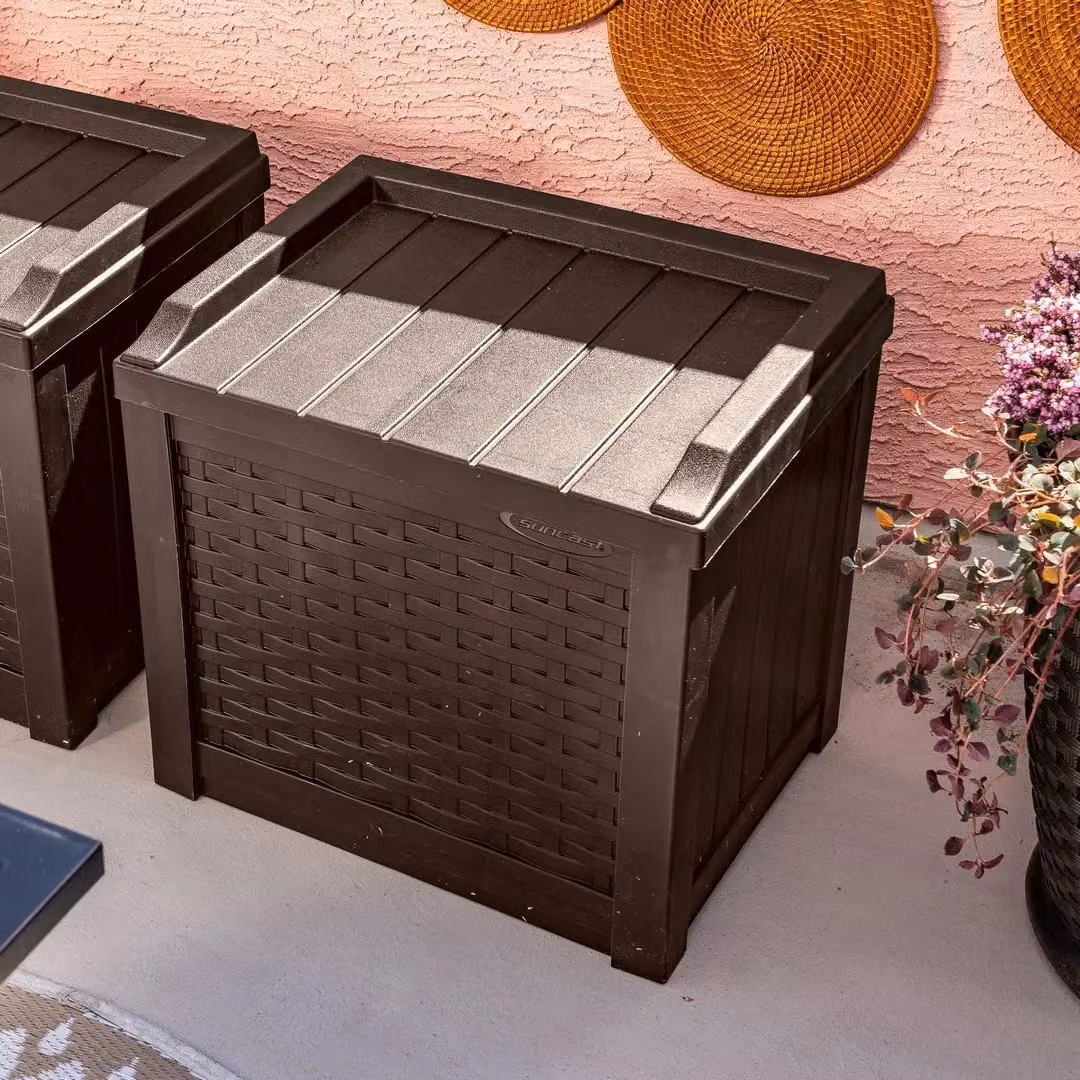 Rowlinsons Georgia 83L Storage Box in Brown, W: 56 cm, D: 43 cm, H: 52 cm – 3