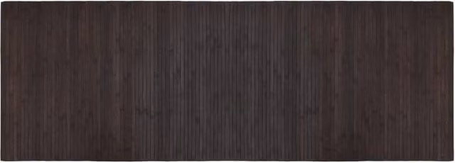 Berkfield Home Rectangular Bamboo Rug in Brown, W: 70 cm, L: 200 cm – 1