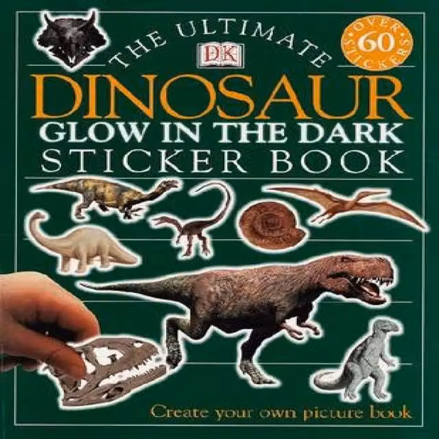 DK Ultimate Dinosaur Glow in the Dark Sticker Book, Multicolour Paperback
