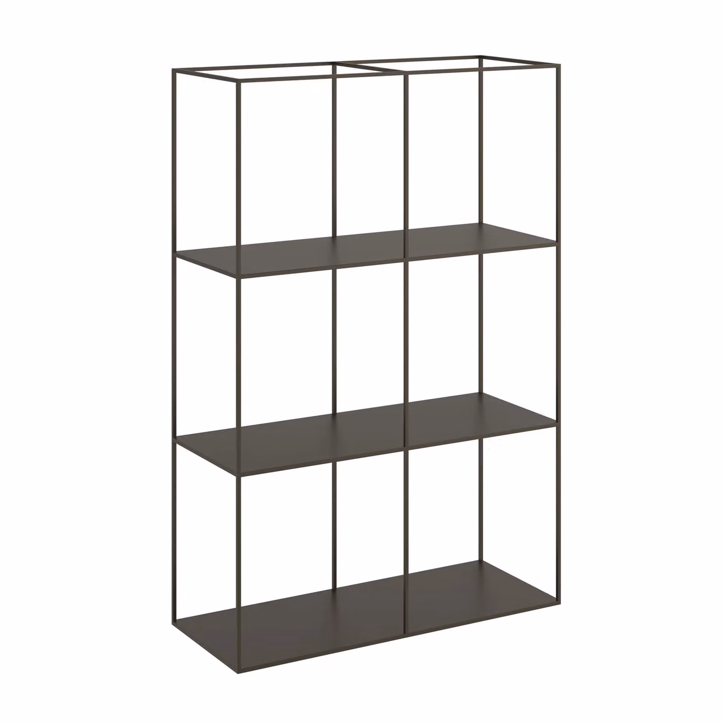 Dome Deco MANIFEST Rack M in Black or Brown Metal
