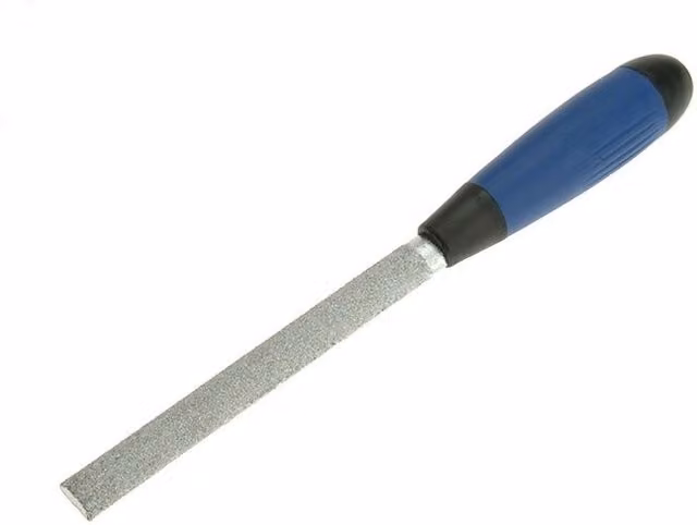 Vitrex Soft Grip Flat Tile File for Ceramic in Blue and Multicolour