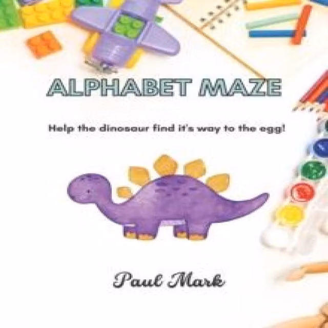 Paul Mark Alphabet Maze Multicolour Paper Activity Book