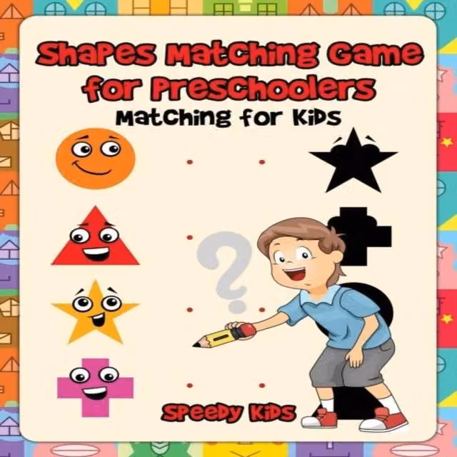 Speedy Kids Multicolour Shapes Matching Game for Preschoolers