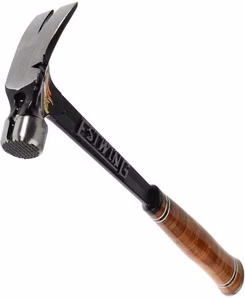 Estwing Ultra Framing Hammer with Leather Milled Face in Black, 540g