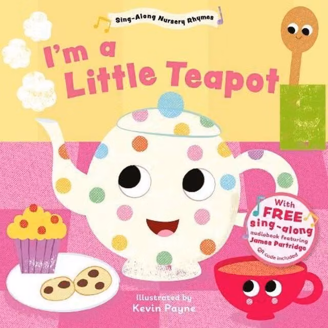 Sweet Cherry Publishing I'm a Little Teapot Sing-Along Nursery Rhymes Multicolour Board Book