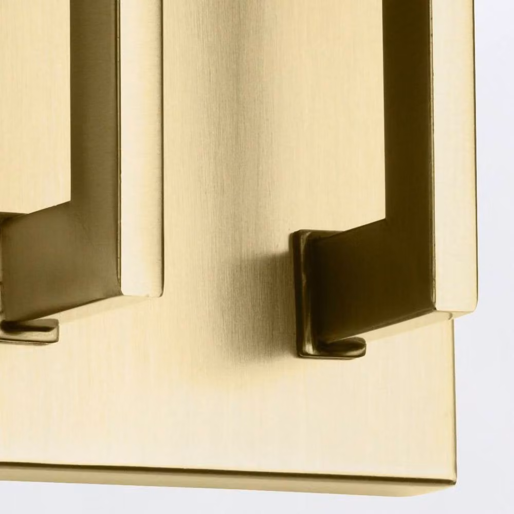 Netlighting Hinkley Hampton Wall Lamp with Fabric Shade in Brushed Brass and Yellow – 4