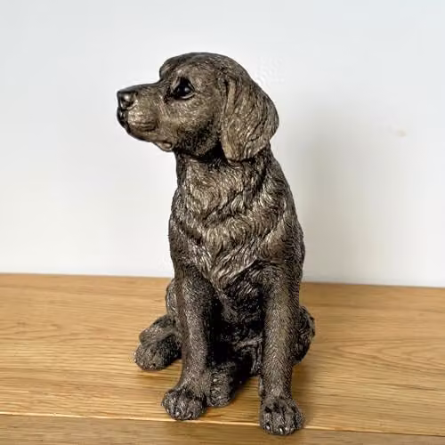 Leonardo Reflections Animal Crackers Bronzed Retriever Dog Figurine – 3