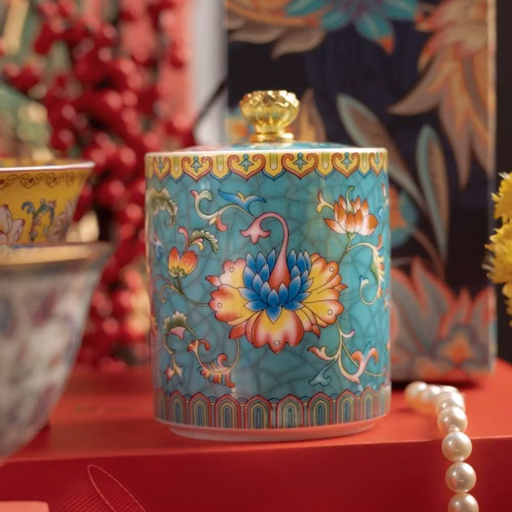 Candle Up Tranquil Teal Small Multicolour Candle – 3