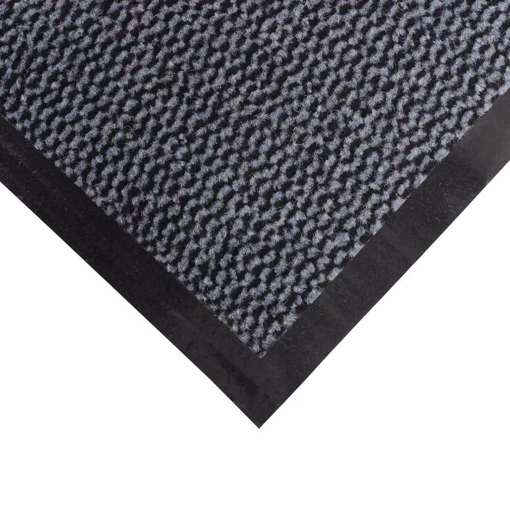 JVL Heavy Duty Dirt Repellent Barrier Door Mat, Blue and Black, W: 60 cm, L: 150 cm – 2
