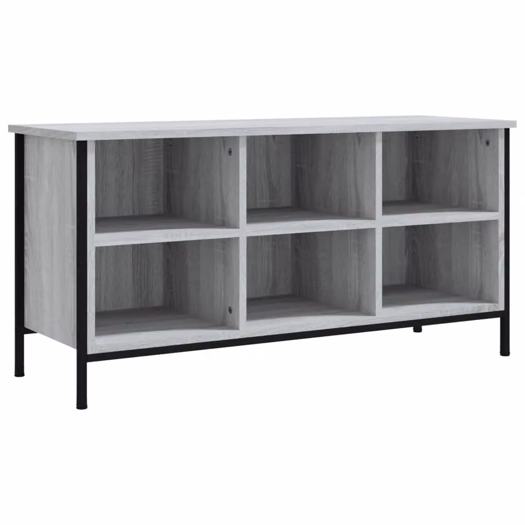 Berkfield Home Grey Sonoma Shoe Cabinet W/D/H: 100 x 35 x 50 cm – 2