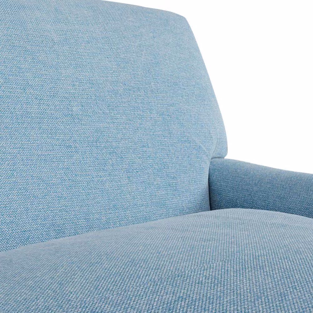 Wyld Haus Bambola Armchair in Duck Egg Blue Chenille Fabric – 3
