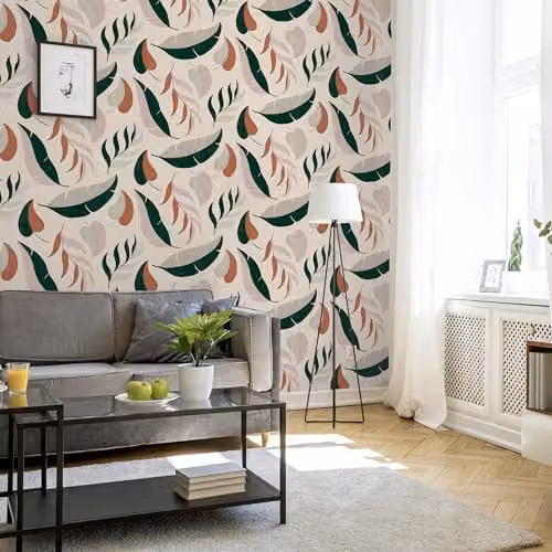 Arthouse Falling Leaves Botanical Floral Wallpaper Roll in Multicolour – 4