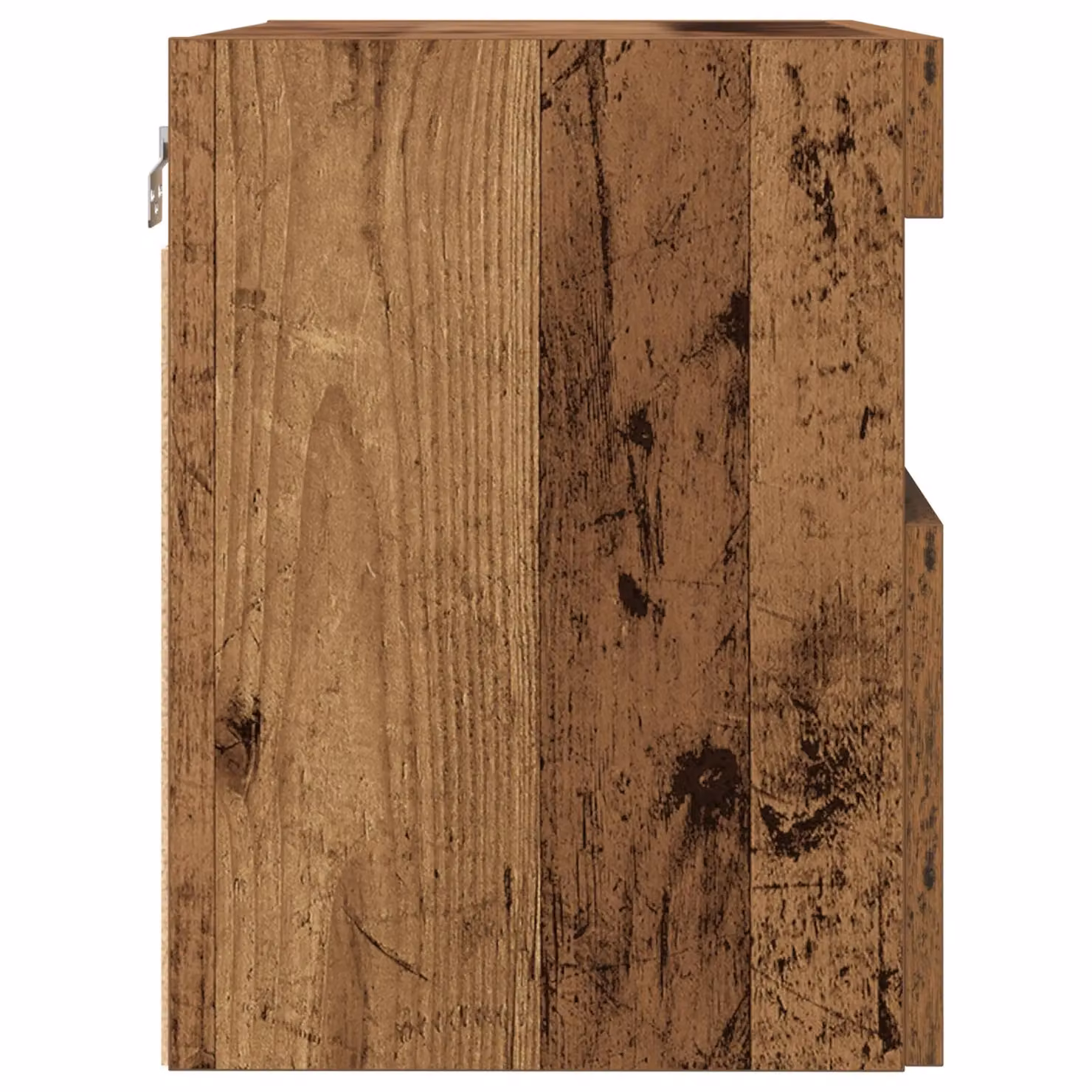 Berkfield Home Set of 2 Wall Mounted TV Cabinets with Integrated LED Lights in Brown Old Wood, W/D/H: 60 x 30 x 40 cm – 5