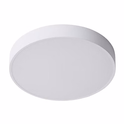Netlighting Modern LED Ring Flush Ceiling Light, White, Warm White 3000K, 1800lm – 1