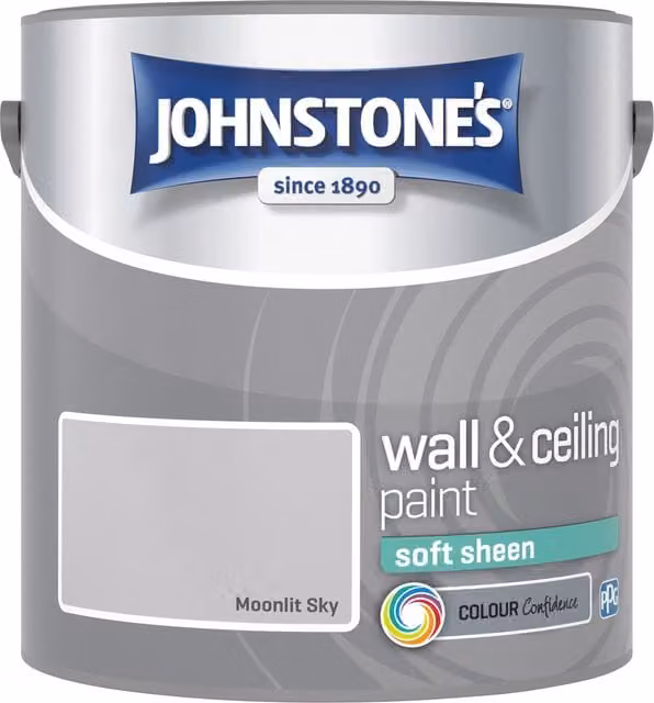 Johnstone's Low Emission Water Based Dispersion Vinyl Soft Sheen Emulsion Paint in Grey Blue