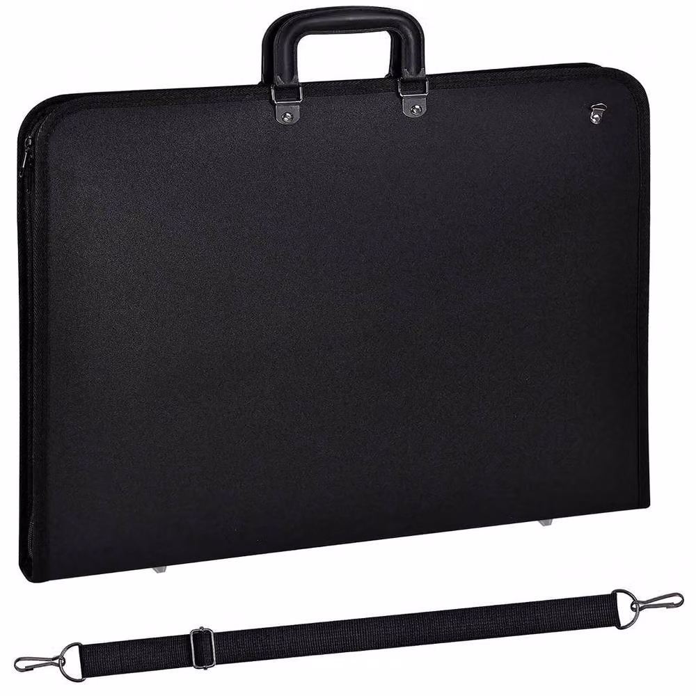 Kelvenix Art Work Painting Folder Bag in Black with Handles, A3 Size – 4