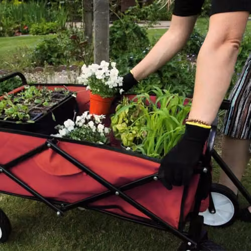 Monstershop Foldable Garden Cart in Red – 7