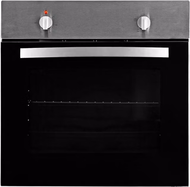 SIA SSO59SS Single Built-in Electric Solo Oven in Silver and Stainless Steel