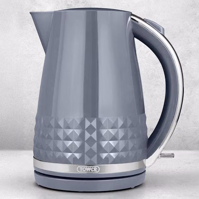 Tower Solitare 1.5 l 3 kW Kettle in Grey