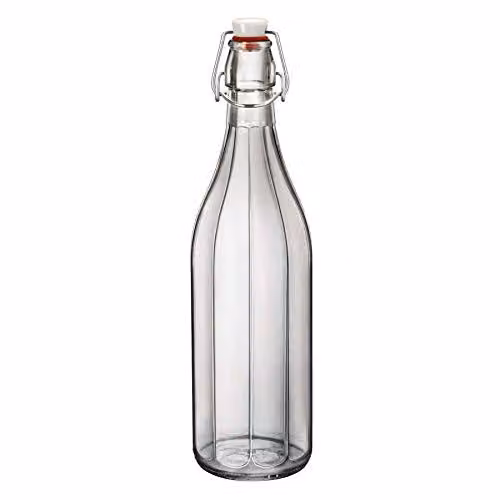 Bormioli Rocco Oxford Swing Top Glass Bottle, Transparent, 576 ml – 1