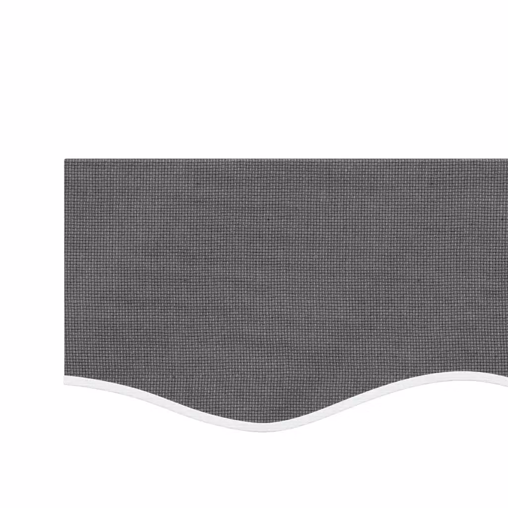 Berkfield Home Replacement Awning Valance Fabric in Anthracite Stripe and Black, 4 m – 3
