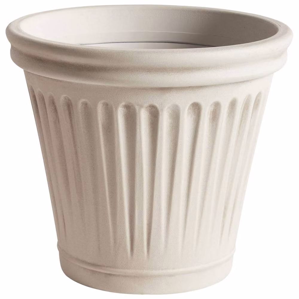 Wyld and Coco Beige Round Planter, Diameter: 43 cm – 2