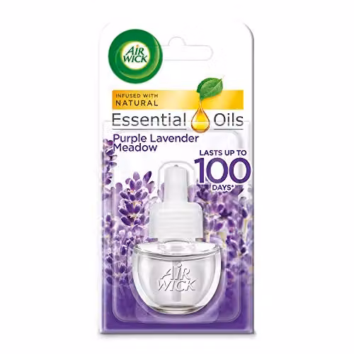 Air Wick Essential Oils Plug In Refill Air Freshener Purple Lavender Meadow, 15 ml – 2