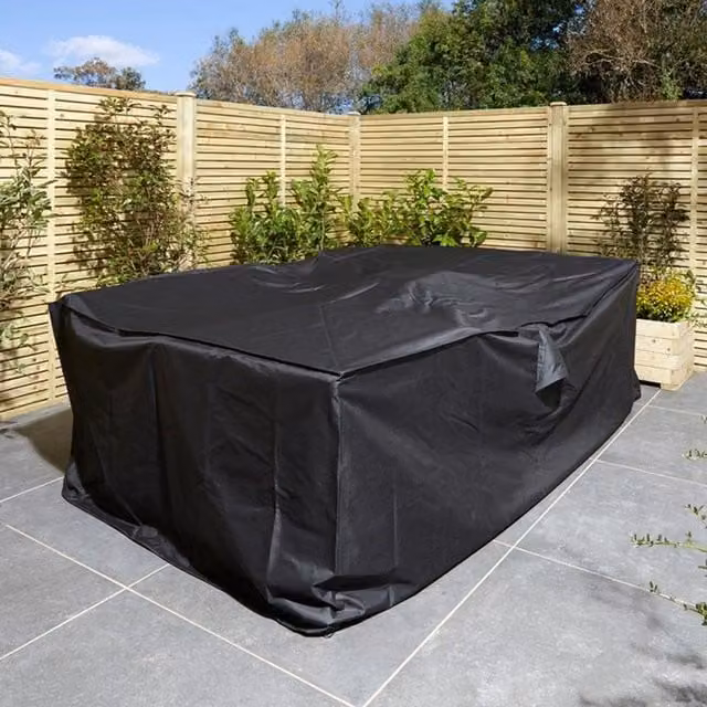 Rowlinsons Rectangular Furniture Cover, Black, W: 85 cm, D: 80 cm, H: 125 cm