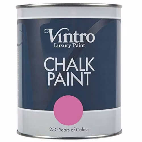 Vintro Orchid Purple and Pink Chalk Paint with Ultra Matt Finish, 1 Litre