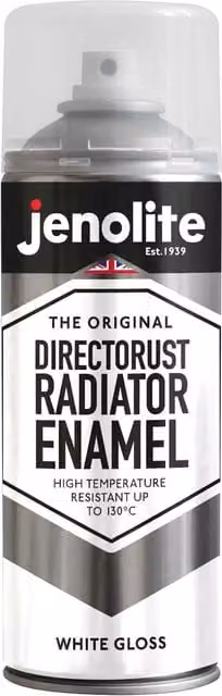 Jenolite Opaque Gloss Radiator Enamel Paint in White