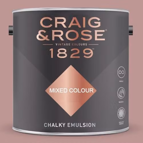 Craig & Rose 1829 Chalky Emulsion Paint in Wedgwood Lilac, 2.5l