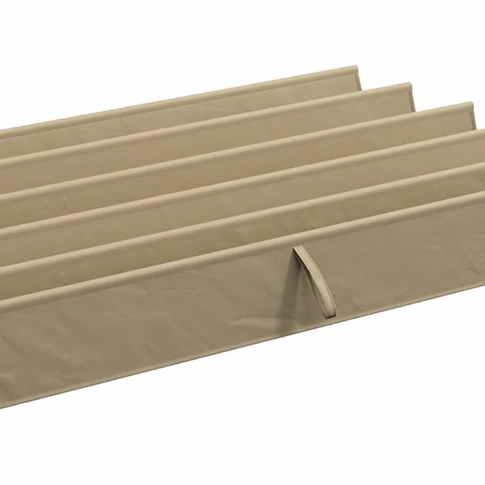 EONLION Polyester Pergola Cover Replacement in Beige, W: 255 cm x D: 250 cm – 2
