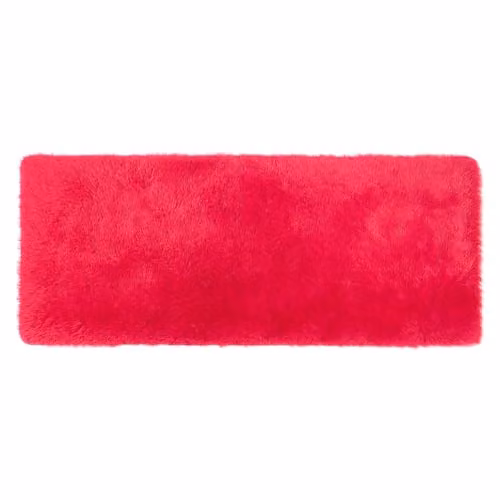 OHS Pink Soft Fluffy Runner Rug, Modern Non-Slip Rectangular Area Rug, W: 60 cm, L: 150 cm