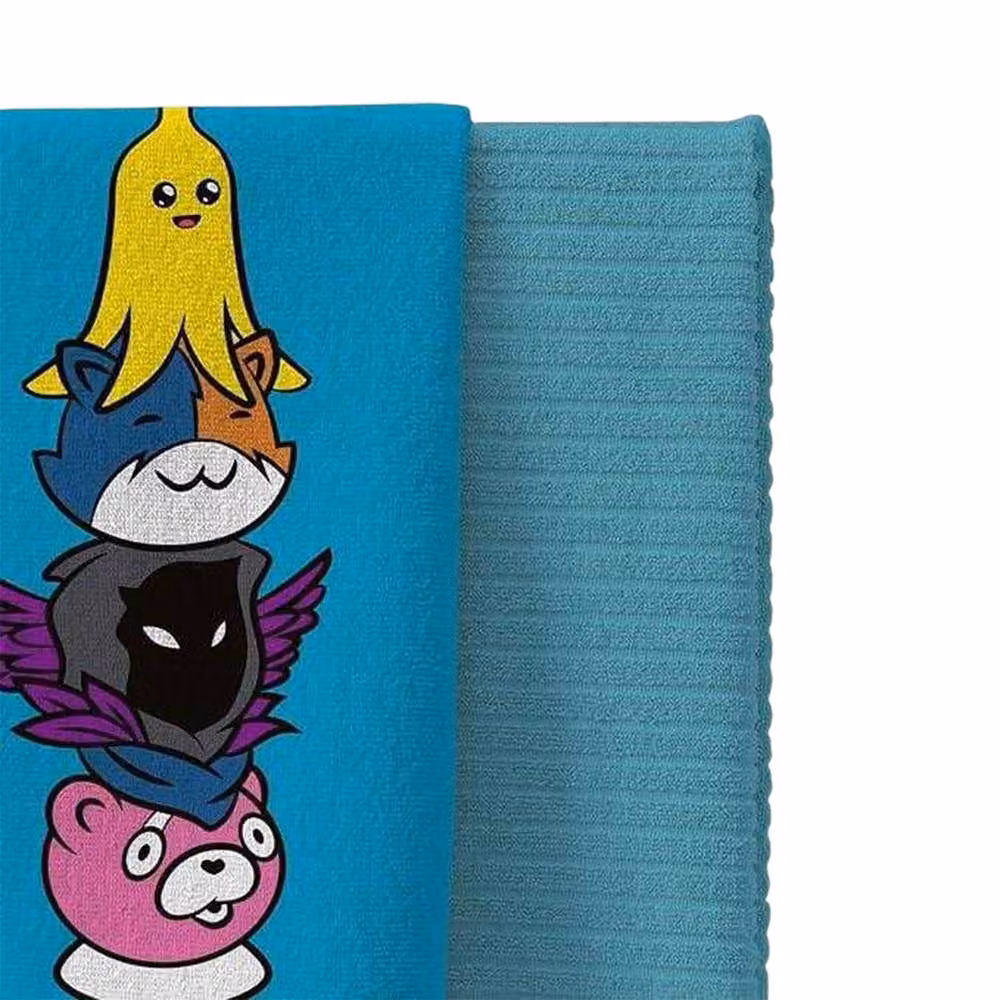 Fortnite Characters Blue Cotton Towel, W 140 cm x H 70 cm – 3