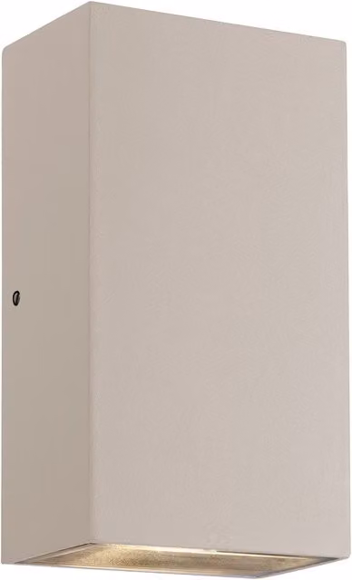 Nordlux Rold Modern LED Outdoor Wall Light, Beige Metal, IP54 Up and Down Lighting for Garden and Terrace – 1