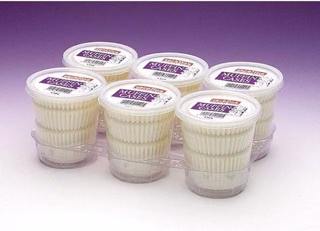 Caroline Multicolour Muffin Cases, 50 Pack