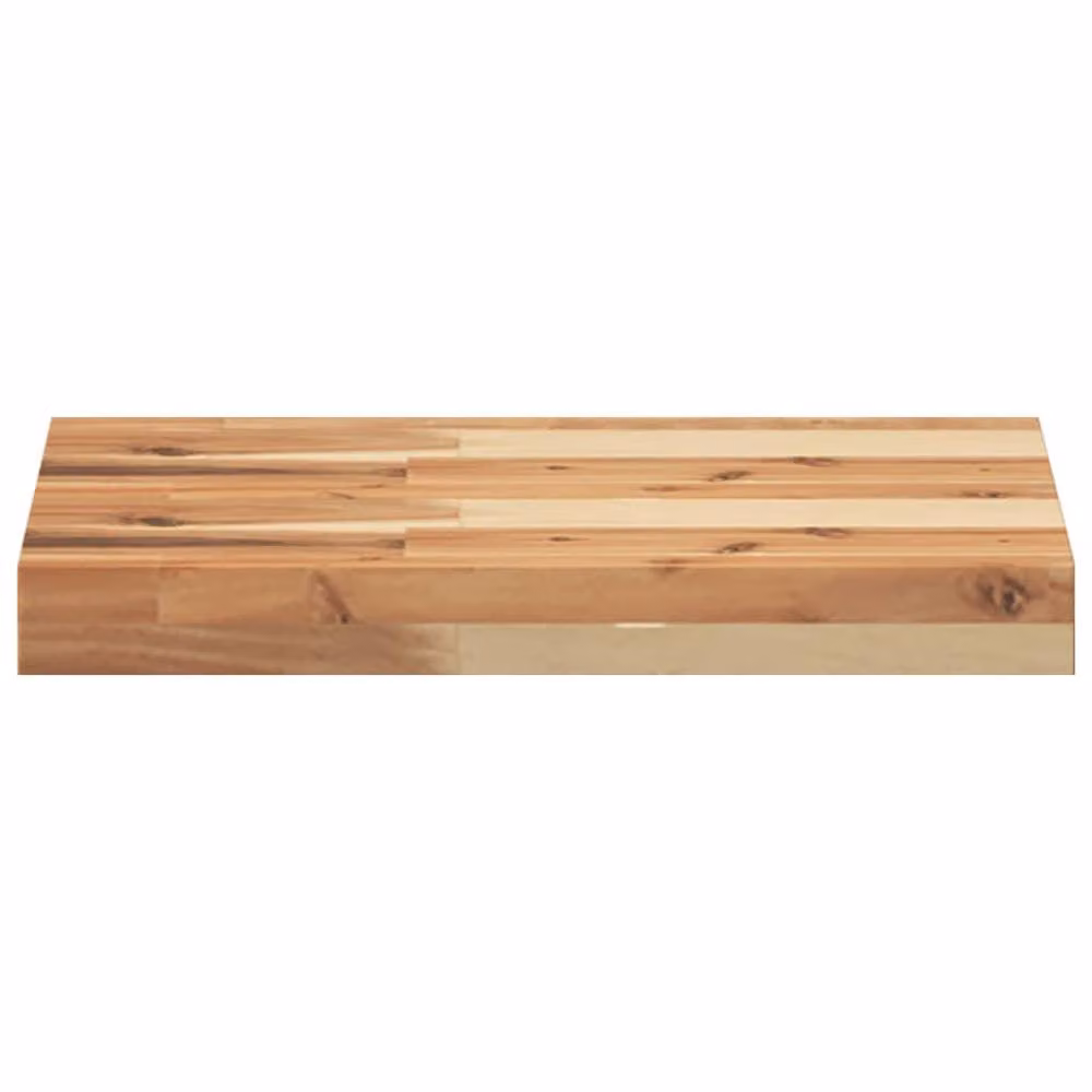Berkfield Home Rectangular Solid Wood Acacia Table Top, Brown, W: 40 cm, D: 30 cm, H: 4 cm – 2