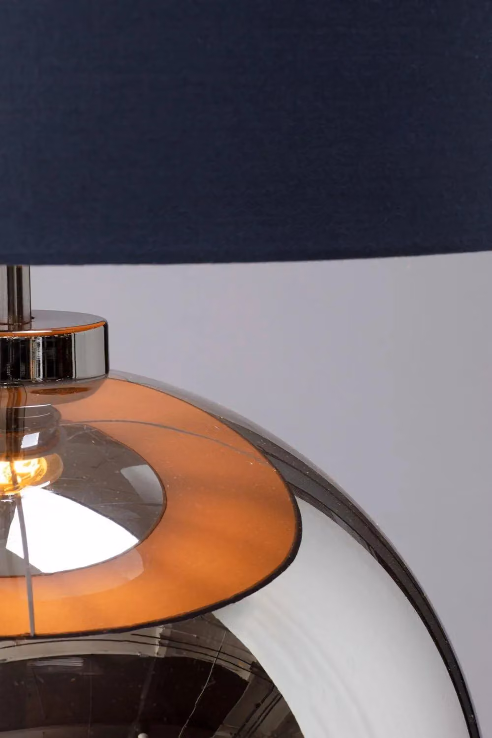BHS Lighting Metro Modern Metal Table Lamp in Silver – 2