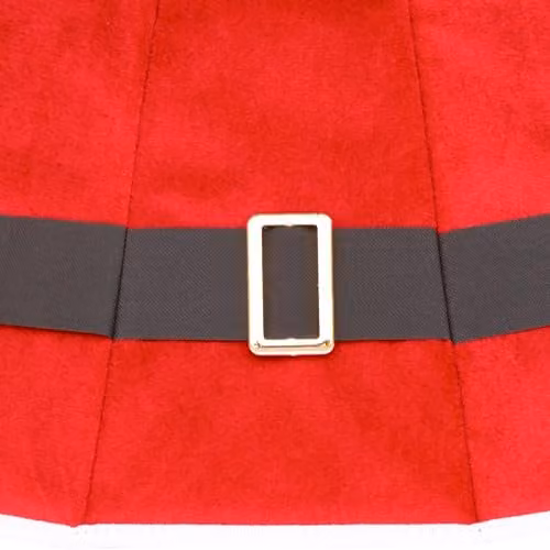 Shatchi Red and White Velvet Christmas Tree Skirt for Tabletop Trees – 7