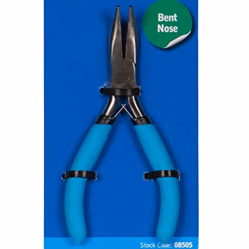 Blue Spot 08505 Mini Bent Nose Long Nose Pliers in Blue Steel – 2